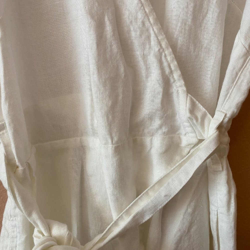 notPERFECTLINEN - NEW w/o Tags - Wrap linen jumpsuit TORINO in MAXI length - Picture 3 of 7